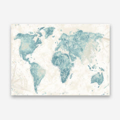 Explore the World I no Words Light Canvas Print