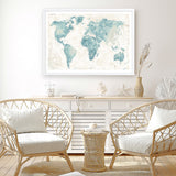 Explore the World I no Words Light Art Print