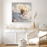 Morning Glow I Neutral (Square) Canvas Print