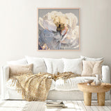 Morning Glow I Neutral (Square) Art Print