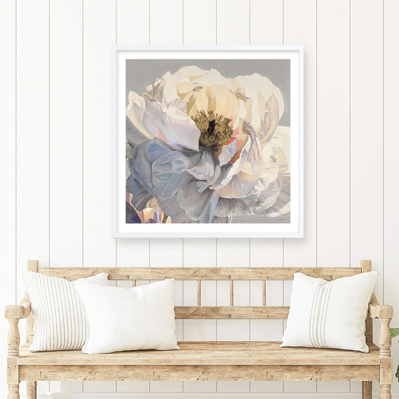 Morning Glow I Neutral (Square) Art Print