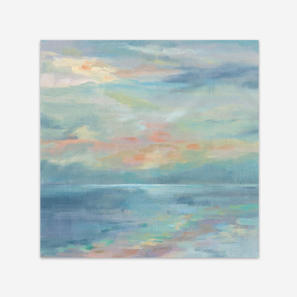 June Morning by the Sea (Square) Art Print