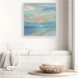 Vermillion Landscape I (Square) Canvas Print