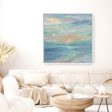 June Morning by the Sea (Square) Canvas Print