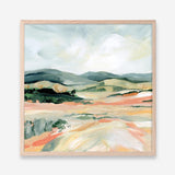 Vermillion Landscape I (Square) Art Print