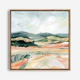 Vermillion Landscape I (Square) Canvas Print