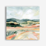Vermillion Landscape I (Square) Canvas Print