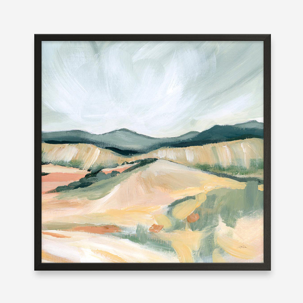 Vermillion Landscape II (Square) Art Print