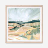 Vermillion Landscape II (Square) Art Print