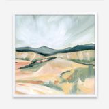 Vermillion Landscape II (Square) Art Print