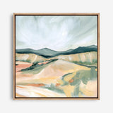 Vermillion Landscape II (Square) Canvas Print