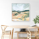 Vermillion Landscape II (Square) Canvas Print
