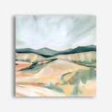 Vermillion Landscape II (Square) Canvas Print