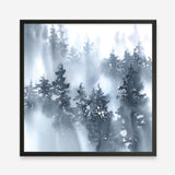 Misty Forest I (Square) Art Print