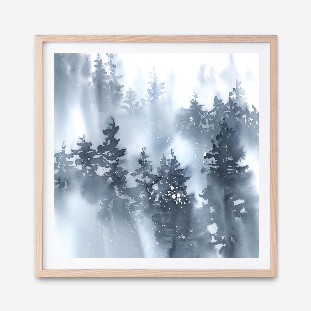 Misty Forest I (Square) Art Print
