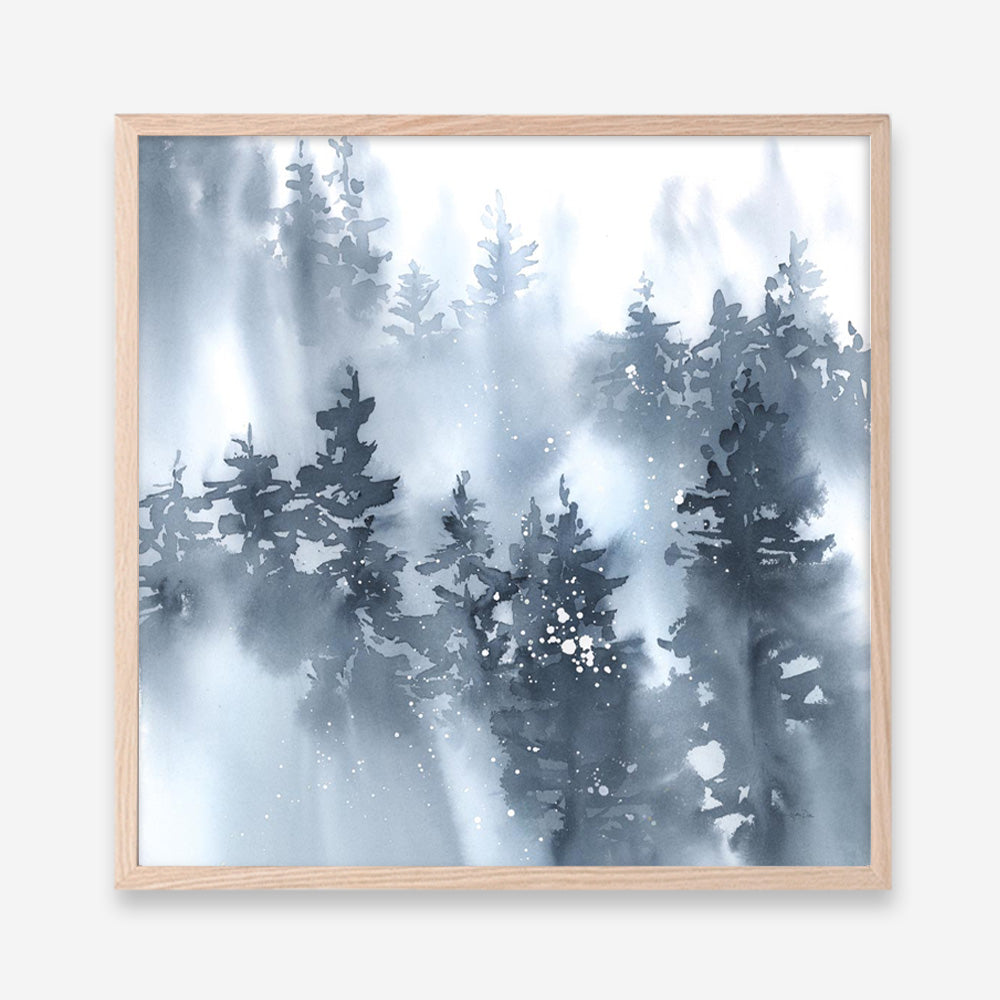 Misty Forest I (Square) Art Print