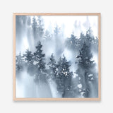 Misty Forest I (Square) Art Print