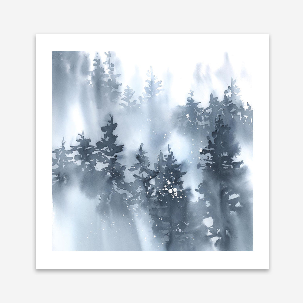 Misty Forest I (Square) Art Print
