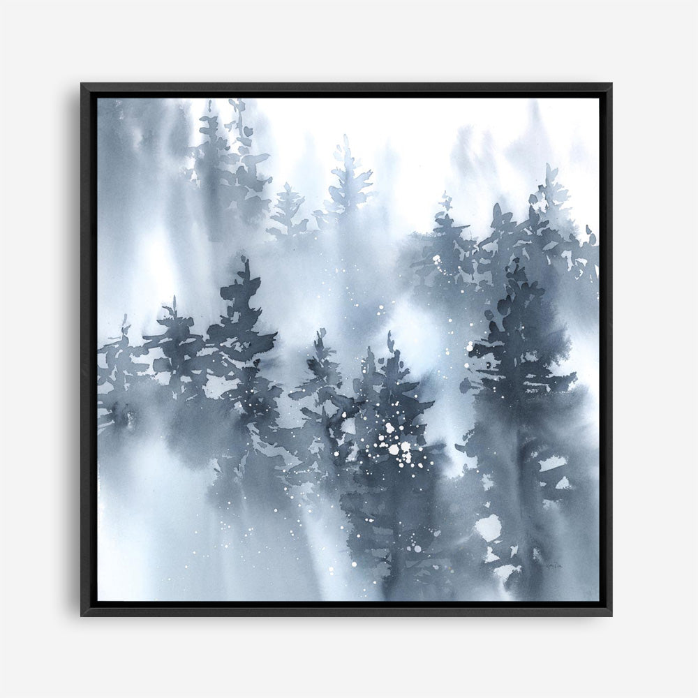 Misty Forest I (Square) Canvas Print