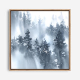 Misty Forest I (Square) Canvas Print
