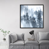 Misty Forest I (Square) Canvas Print