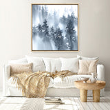 Misty Forest I (Square) Canvas Print