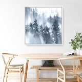 Misty Forest I (Square) Canvas Print