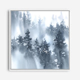 Misty Forest I (Square) Canvas Print