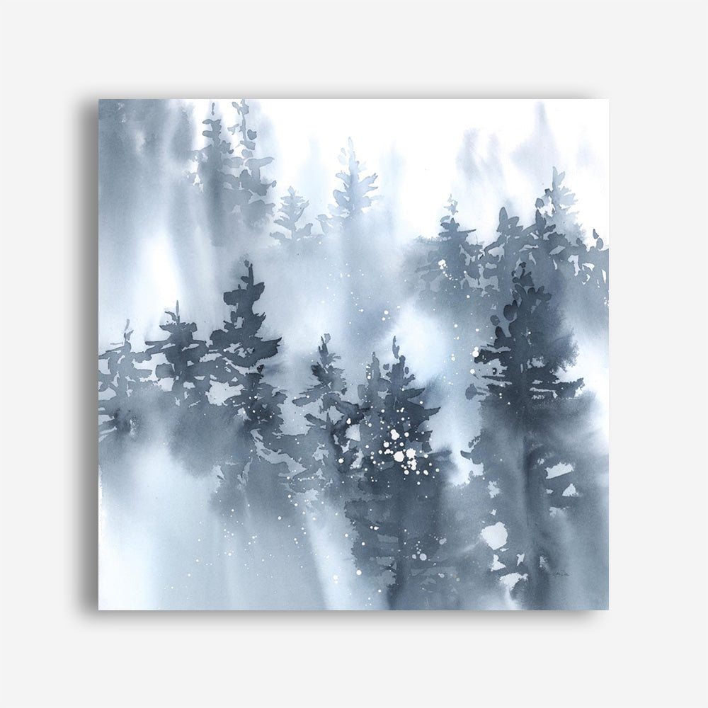 Misty Forest I (Square) Canvas Print