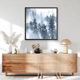 Misty Forest I (Square) Art Print