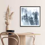 Misty Forest I (Square) Art Print