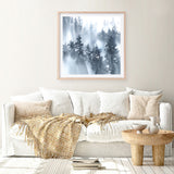 Misty Forest I (Square) Art Print