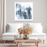 Misty Forest I (Square) Art Print