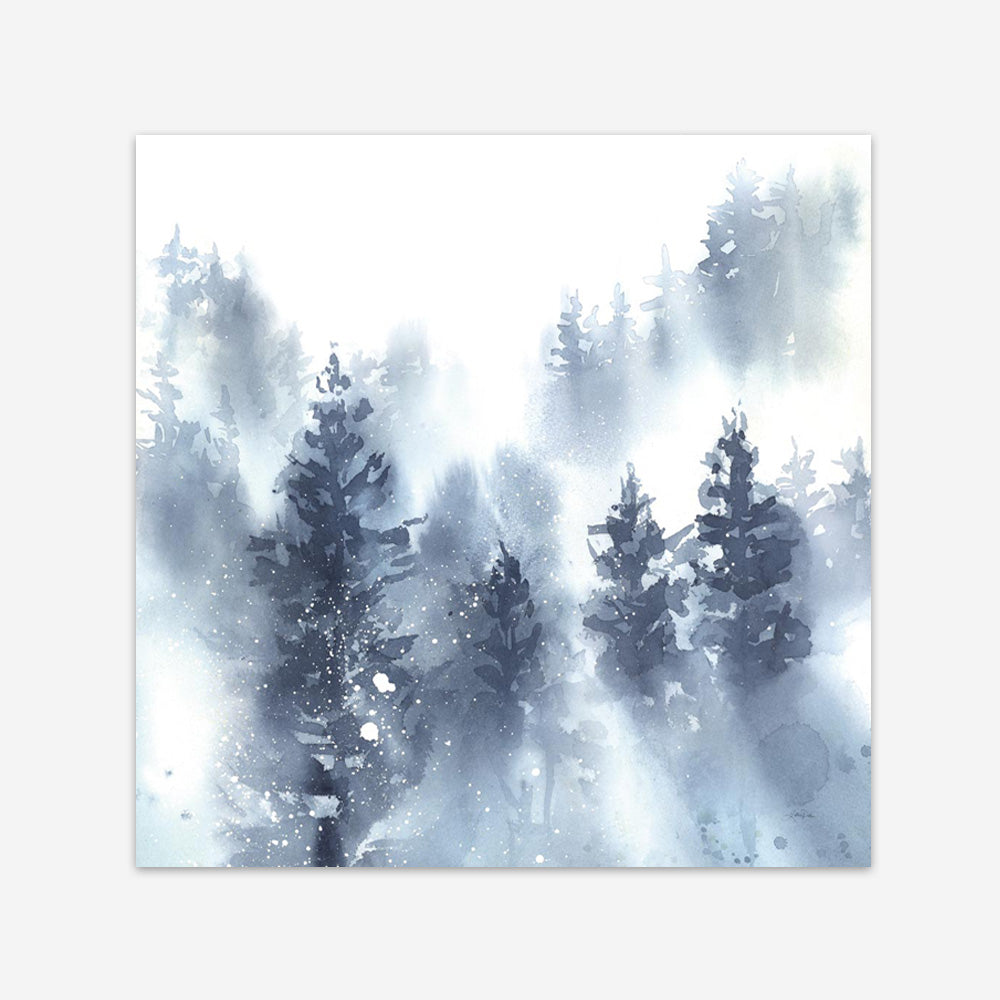 Misty Forest II (Square) Art Print