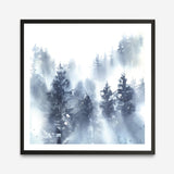 Misty Forest II (Square) Art Print