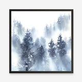 Misty Forest II (Square) Art Print