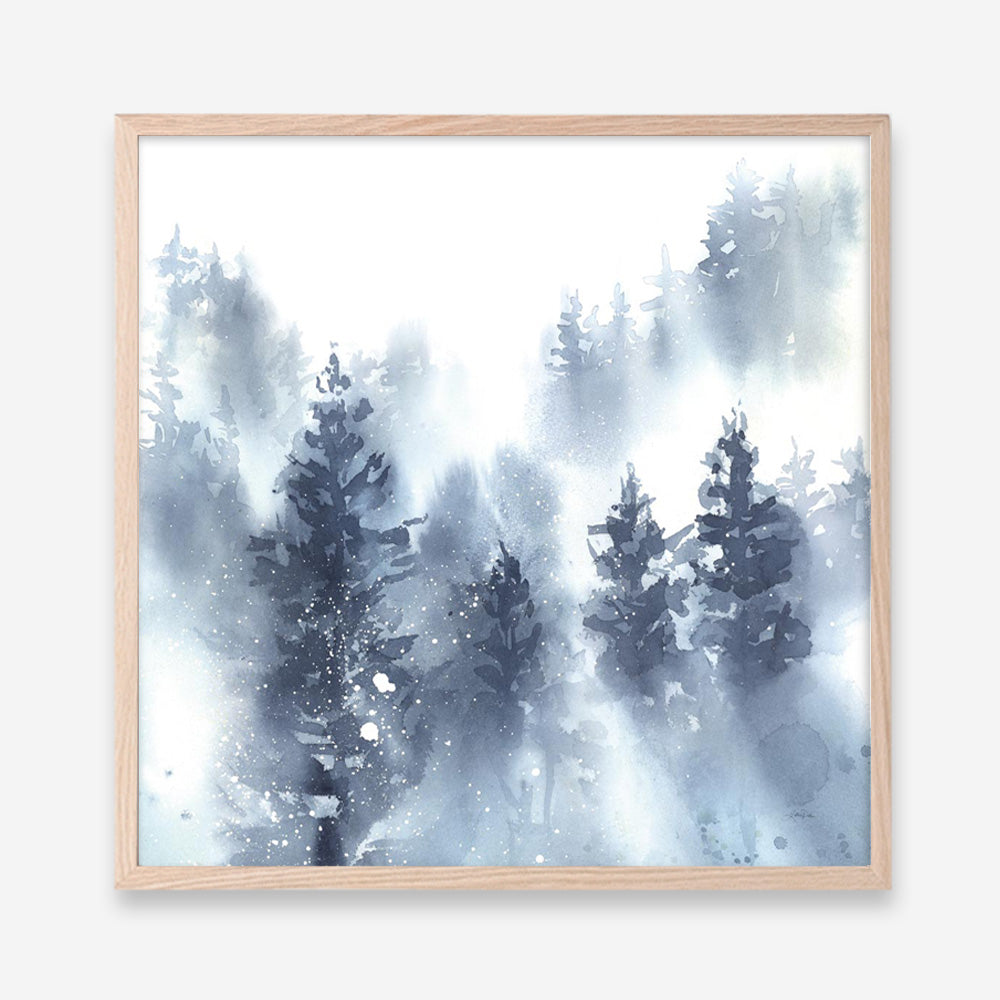 Misty Forest II (Square) Art Print