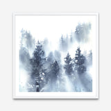 Misty Forest II (Square) Art Print