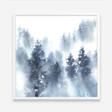Misty Forest II (Square) Art Print