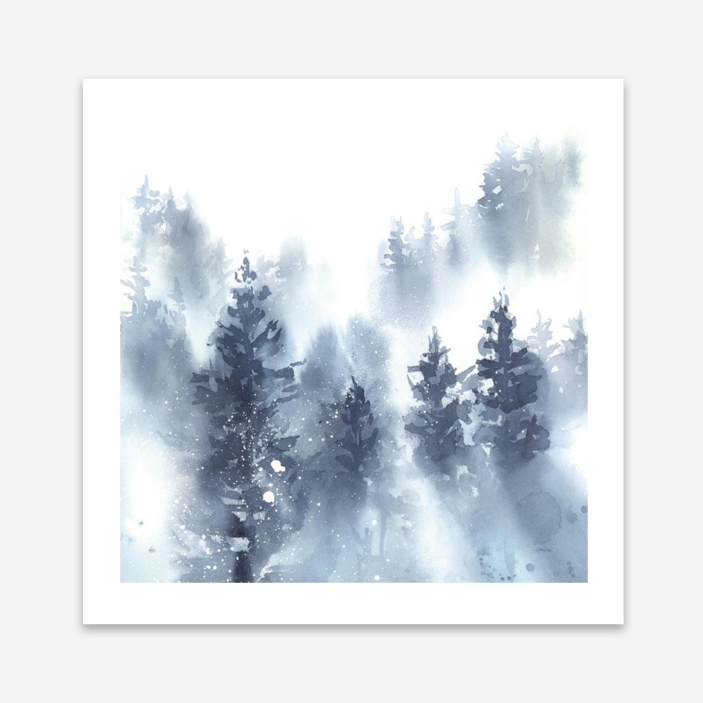 Misty Forest II (Square) Art Print