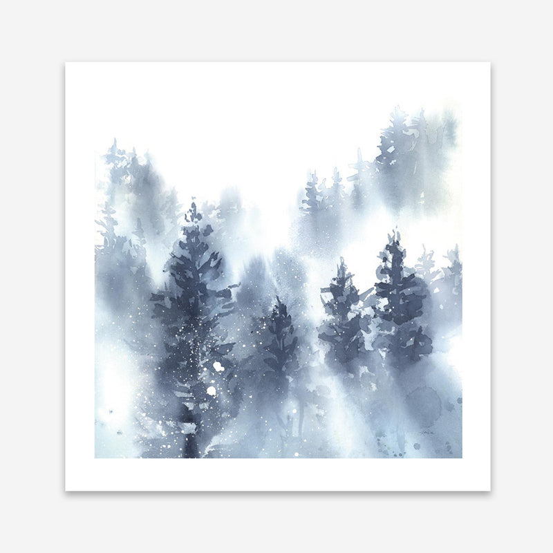 Misty Forest II (Square) Art Print