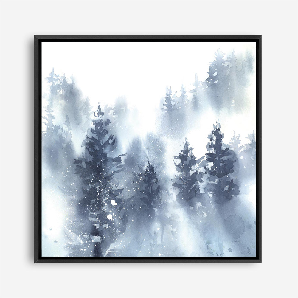 Misty Forest II (Square) Canvas Print
