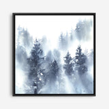 Misty Forest II (Square) Canvas Print