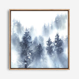Misty Forest II (Square) Canvas Print