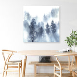 Misty Forest II (Square) Canvas Print