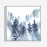 Misty Forest II (Square) Canvas Print