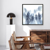 Misty Forest II (Square) Art Print