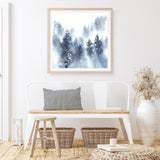 Misty Forest II (Square) Art Print
