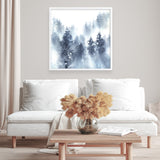 Misty Forest II (Square) Art Print
