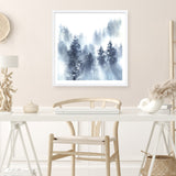 Misty Forest II (Square) Art Print